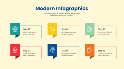 Business Modern infographic design