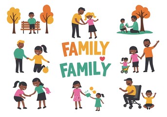 Fototapeta premium Moments of Family Joy