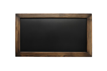 A rustic wooden frame surrounding a dark center against a dark background on transparent background png