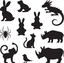 Cute Cartoon Silhouette SVG Bundle – Fun Animated Characters for Cricut & Digital Crafts