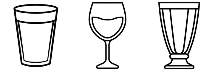 Drinking Glasses, bundle of glasses