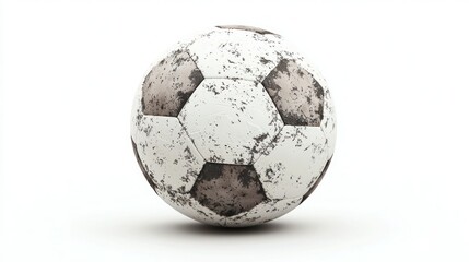 Soccer ball isolated on white background