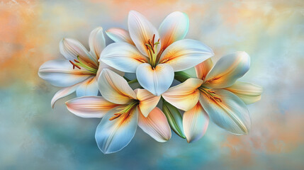 Naklejka premium Elegant wedding invitation card background . Minimal hand painted watercolor botanical flowers texture template background. Design for wedding, vip cover, poster, rsvp moderncard.Valentine's Day