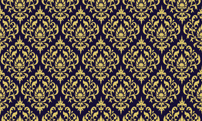 seamless leopard pattern Oriental flora damask seamless pattern embroidery,Indian style,Thai style,Art ornament print,Design for carpet,Ethnic south western decor style,Boho geometric ornament,Vector 