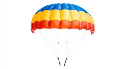 Obraz premium Speed parachute isolated on white background