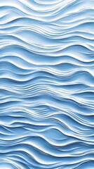 Fototapeta premium Abstract digital illustration of flowing blue waves