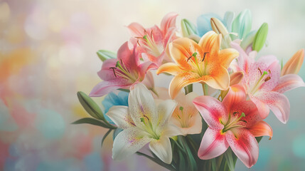 graphic design, rose, holiday, postcard, valentine's day, paint, pastel colored, rsvp card, cosmos, wedding background, pattern, celebration, blossom, hand-painted, foliage, pastel, painting, luxury, 