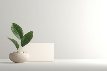 clean and minimalistic social media layout showcasing unobtrusive brand