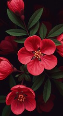 Crimson Nocturne AI Generated