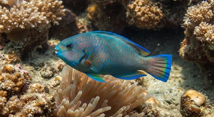 Sapphire Reef Dweller AI Generated