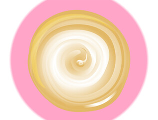 A 3D golden circle elegantly poised against a rich golden background. This visually striking image offers a sense of luxury, prestige, and timeless value. The three-dimensional rendering adds depth.