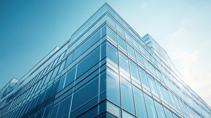 Obraz premium Modern glass office building