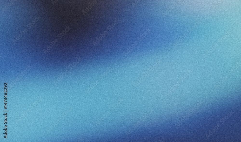 Poster elegant transition from deep blue to pale green with a delicate grainy texture for added depth and t