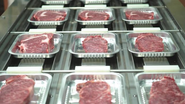 Automated meat packing system