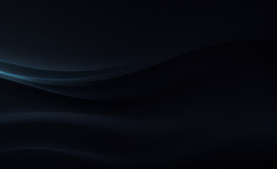 Abstract dark background with subtle flowing light curves and gradient effect.