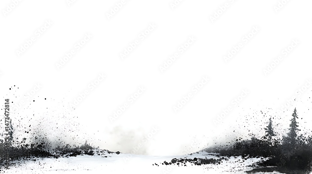 Poster a high-resolution white background with a clean border on all sides, featuring intricate details, id