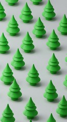 Emerald Geometry of Winter AI Generated