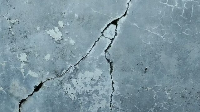 the house wall is cracked. this was caused by an old wall. texture effect