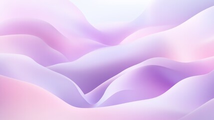 Obraz premium Soft Gradient Waves in Light Purple and Pink Tones Creating a Serene Background