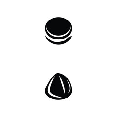 Set of Chocolate Outline icon, Editable Stroke