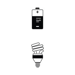  set of energy icon design illustration