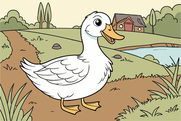 67 a duck, a white duck, a cute duck, a happy duck, a fluffy duck, a farm animal, a domestic fowl, a waterfowl, white duck, detailed duck, realistic duck, highly detailed duck, photorealistic duck, 8k