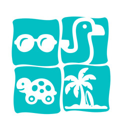 Summer Vacation Icons