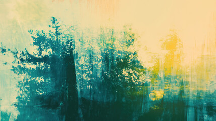 An abstract texture background created by photocopying, a color double exposure, and a glitch