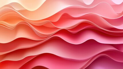 Obraz premium Abstract wavy layers of vibrant colors (1)