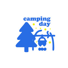 Camping Day Graphic