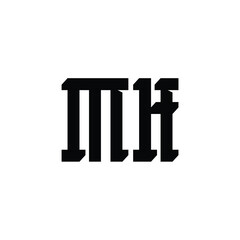 MH monogram logo design letter text name symbol monochrome logotype alphabet character simple logo
