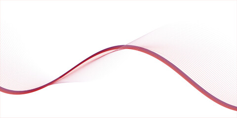 Abstract red wave on black Abstract Red Wave Lines on White Background. Vector Illustration
