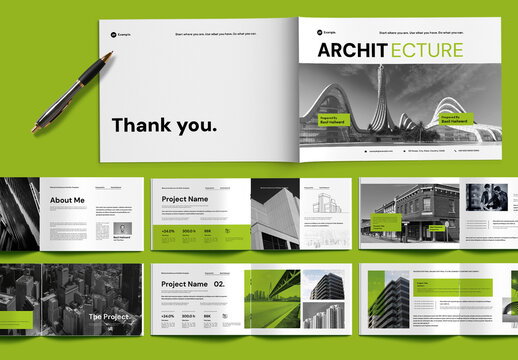 Architecture Portfolio Design Layout