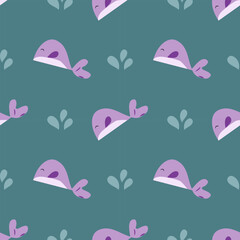 seamless background with hearts
