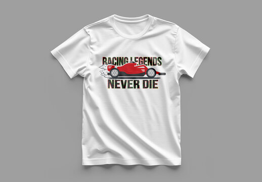 Tshirt Design For Racing Lover