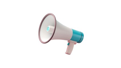 Megaphone isolated on a white background