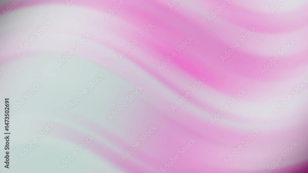 Poster soft pink and white gradient waves create a smooth, abstract background with a gentle, dreamy effect