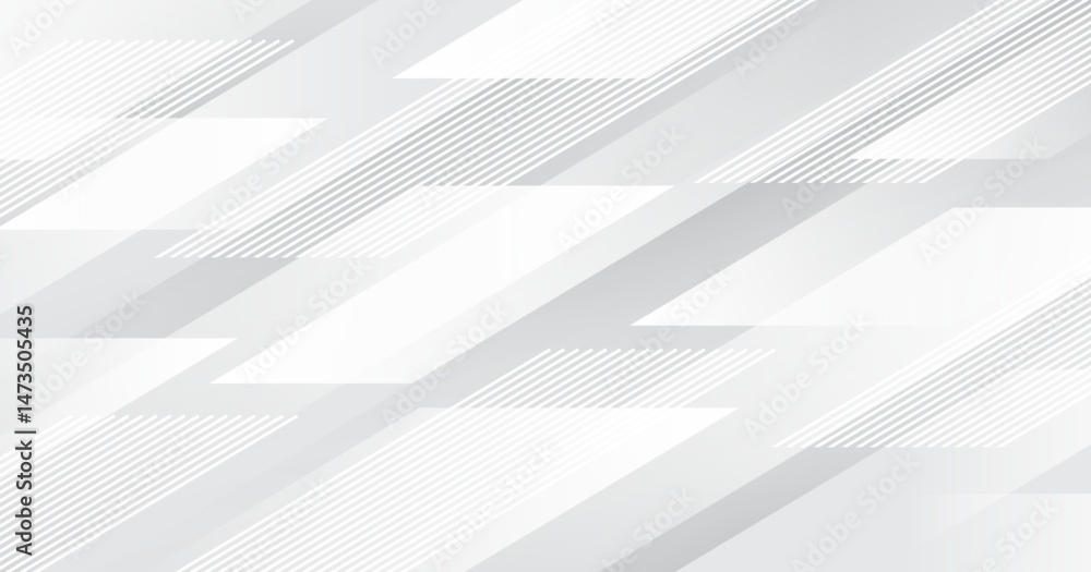 Poster white lines techno abstract background overlap layer on bright space with diagonal effect decoration