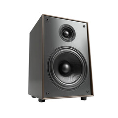 An audio speaker designed for delivering high-quality sound. The speaker has a sleek, modern appearance