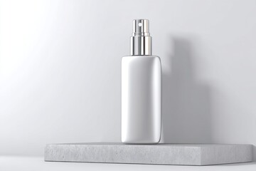 White Spray Bottle Mockup Premium Product Packaging Design