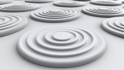 Geometric Circles in Relief