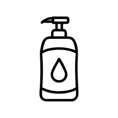 Obraz premium Shampoo Bottle Haircare Product Icon Design