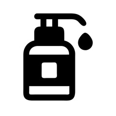 Liquid Soap Pump Dispenser Icon Design