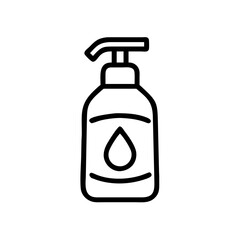 Liquid Soap Pump Dispenser Icon Design