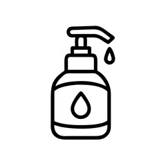 Liquid Soap Pump Dispenser Icon Design