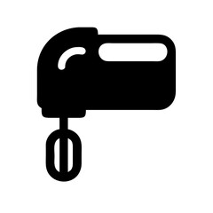 Handheld Mixer Kitchen Appliance Icon Design
