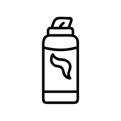 Hair Mousse Can Styling Product Icon Design