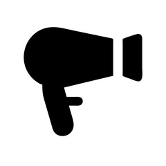 Hair Dryer Electric Styling Icon Design