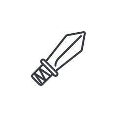 Sword toy line icon