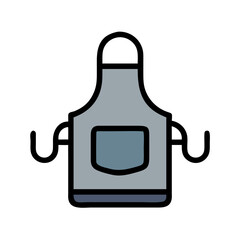 Bakery Apron Cooking Wear Icon Design